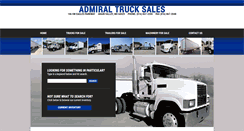 Desktop Screenshot of admiraltrucksales.com